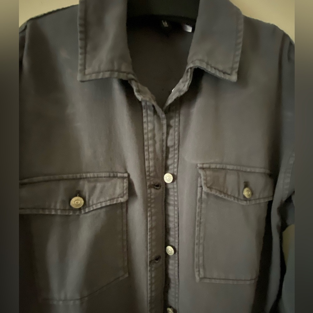 Women’s Divided Gray Button Down Jacket - image 2